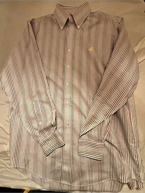 Brooks Brothers 346 Non-Iron Supima Cotton Striped Dress Shirt 346 Striped